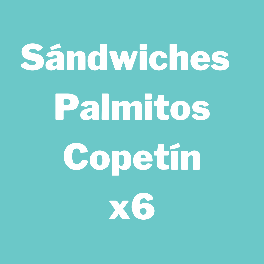 Sándwiches Palmitos Copetín x6