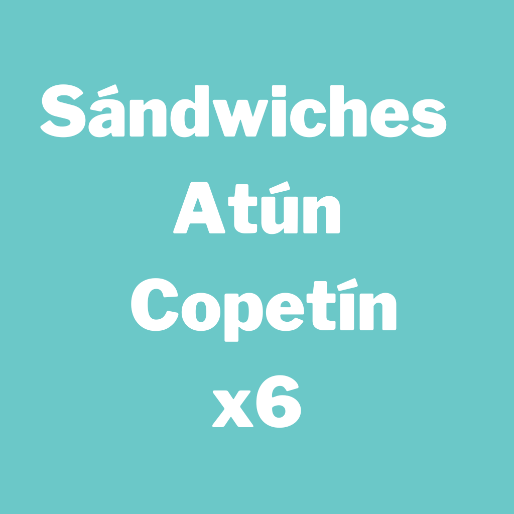 Sándwiches Atún Copetín x6
