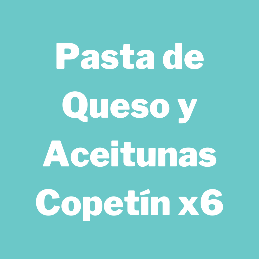 Sándwiches Pasta de Queso y Aceitunas Copetín x6
